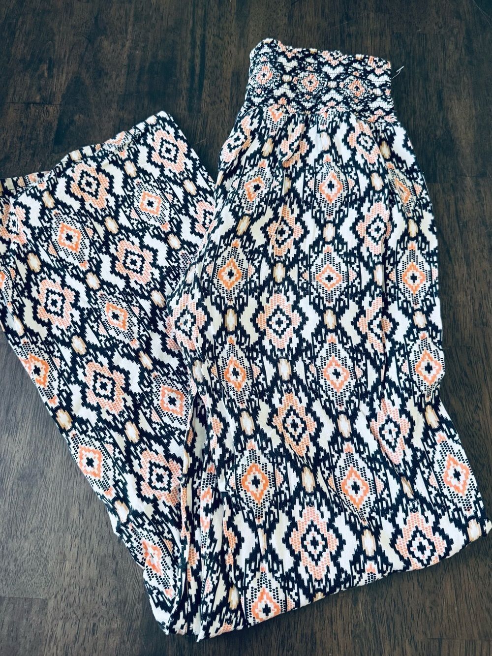 Joe B Flowy Casual Print Pants S